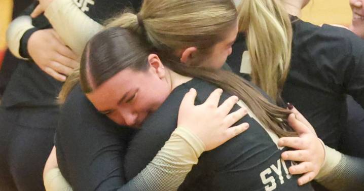 Photos: Sycamore falls in straight sets to Washington in Class 3A Sectional volleyball
