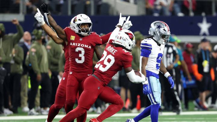 Cardinals CB Denzel Burke picks off Dak Prescott for MNF win over Cowboys