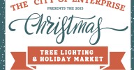 Enterprise Christmas Tree Lighting, Holiday Market Dec. 2