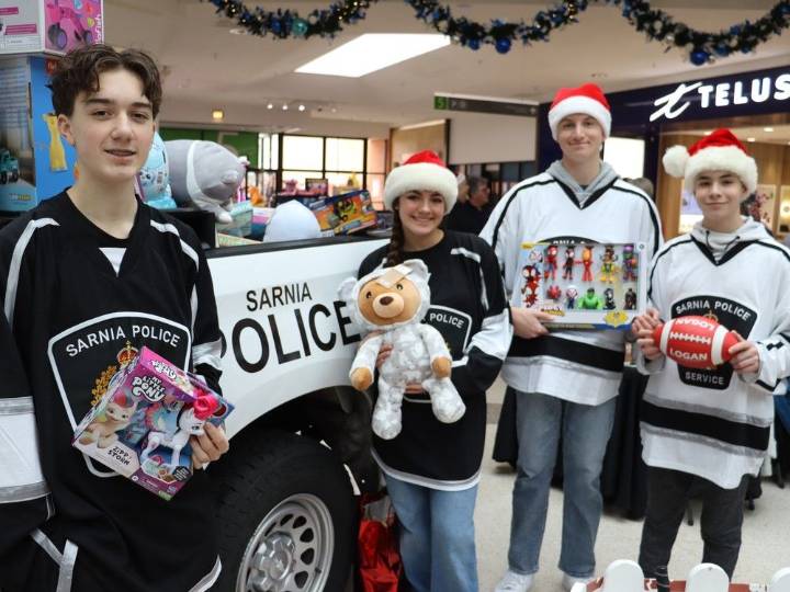 Donors help Sarnia police Cram A Cruiser with toys for Christmas
