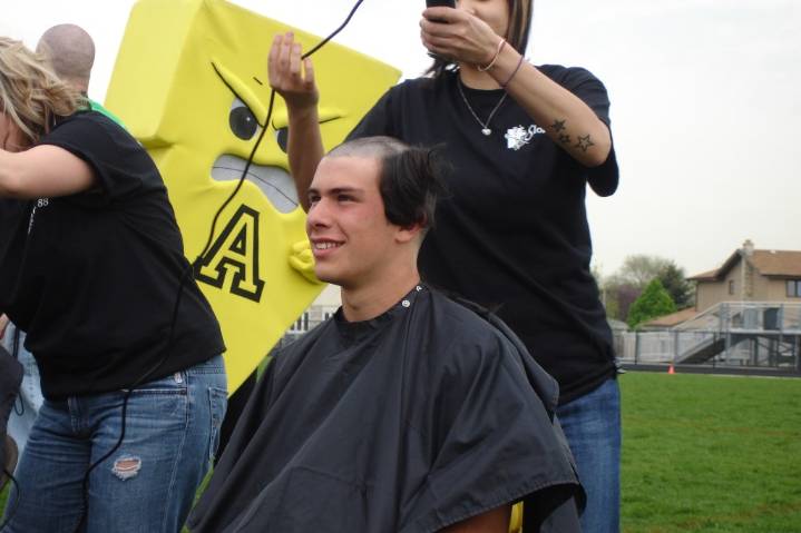 Andrew grad Tom Serratore is helping lead St. Baldrick's charge