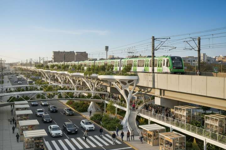 Estudiantes proponen red peatonal para transformar Gamarra