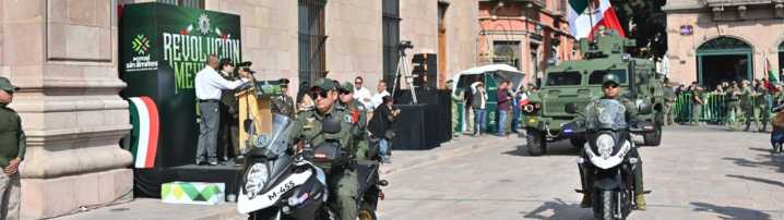 Ricardo Gallardo reafirma apoyo a las familias en el marco de la conmemoración de la Revolución