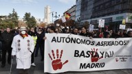 Los autónomos se manifiestan para pedir mejores condiciones y no ser “recaudadores del Estado”
