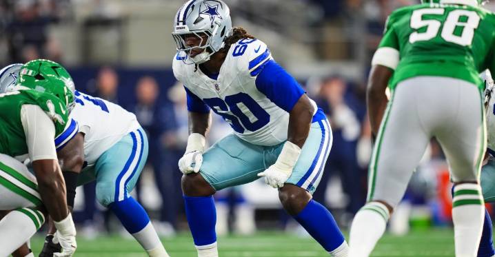 Cowboys injuries: Tyler Guyton ruled out vs. Chiefs 