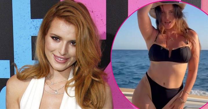 Bella Thorne Dances in Barely-There Bikini During Luxe Boat Getaway: Watch
