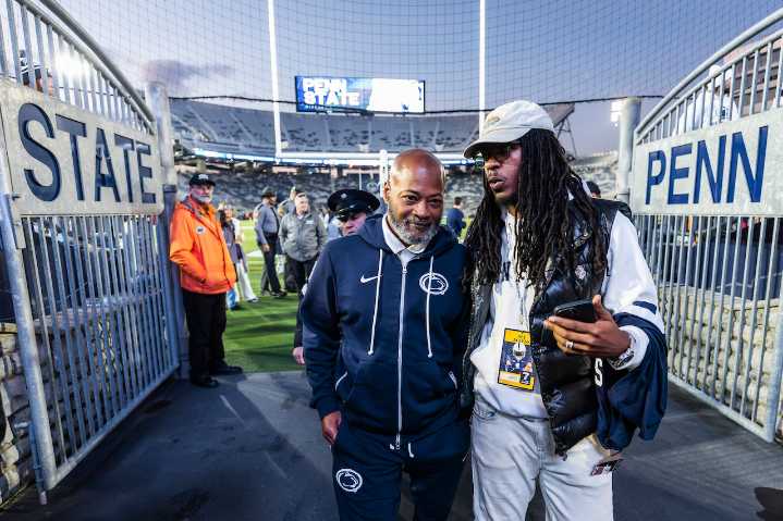 Watch Penn State’s Terry Smith stake his claim for head coaching job after Nebraska rout