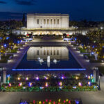 Christmas Light display at Mesa Arizona Temple of the Church of Jesus Christ of Latter
