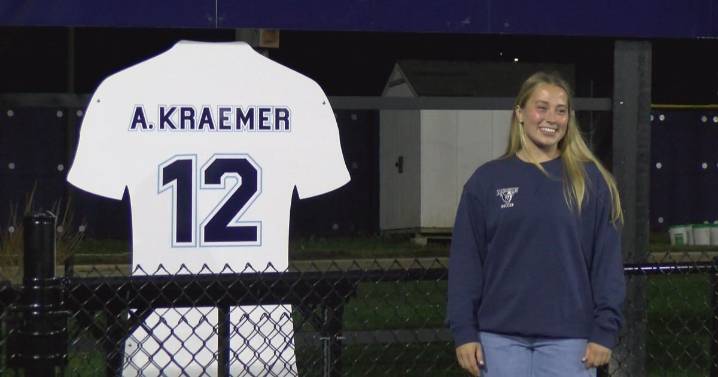 Maine Women's Soccer retires the number of Abby Kraemer