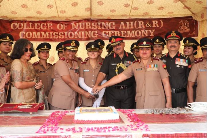 29 Military Nursing Cadets Commissioned at Army Hospital (R&R) in New Delhi