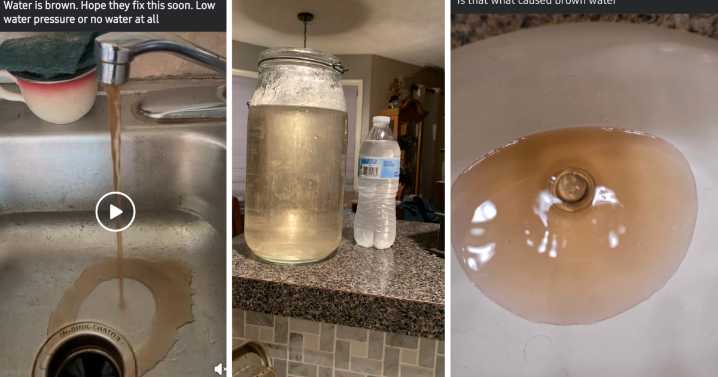They were prepping Thanksgiving dinner. Then their water turned brown, again.