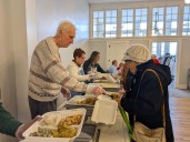 Hundreds gather in Romeo for Thanksgiving Day community dinner