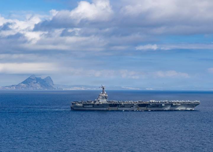 USS Gerald R. Ford heads to Caribbean to support anti