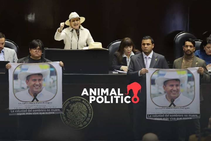 Crimen y políticos mandaron asesinar a Carlos Manzo, acusa diputada del Movimiento del Sombrero