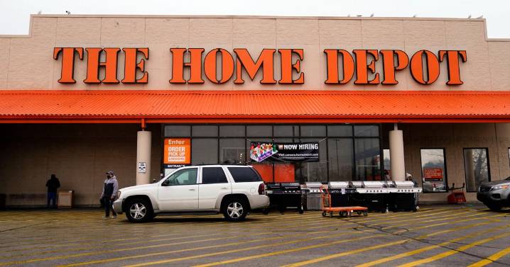 Mixed quarter at Home Depot with less storm damage to homes and a more anxious shopper