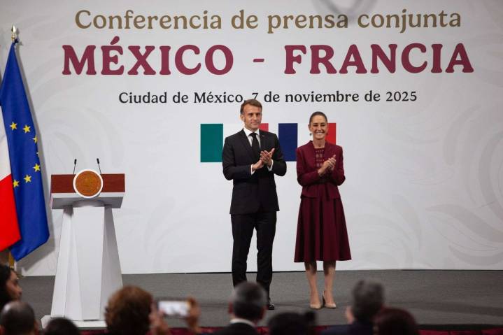 Macron invita a Sheinbaum a Francia en 2026 tras reunión en CDMX