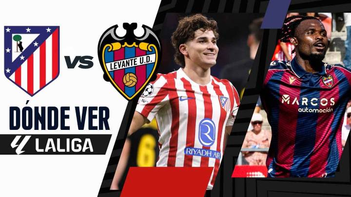 Atlético de Madrid vs Levante: dónde ver HOY EN VIVO, partido de LaLiga en TV y STREAMING