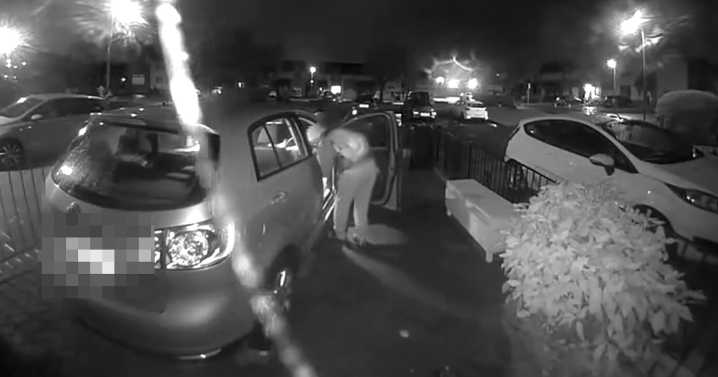 Edinburgh family car 'raided' by backpack wearing 'thief' in dead of night