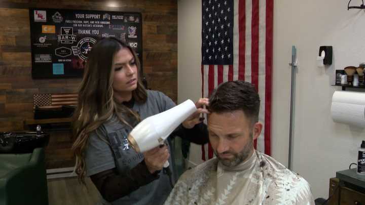 Utah barbershop donates day’s earnings to support veterans’ healing