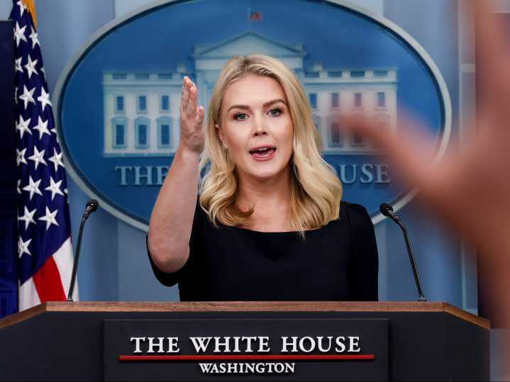 White House defends Donald Trump hurling 'piggy' insult