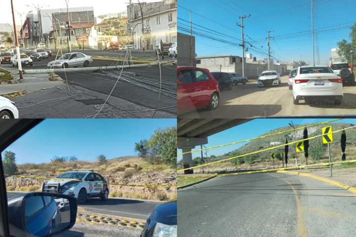 Se quedan sin energía eléctrica por caída de poste en La Providencia