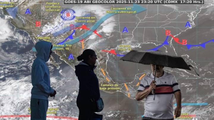 Alertan por 72 horas de temperaturas de -5 grados, heladas y fuertes lluvias en más de 10 estados de México