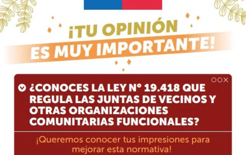 División de Organizaciones Sociales (DOS) invita a participar en  la Consulta Ciudadana “Territorios Organizados”