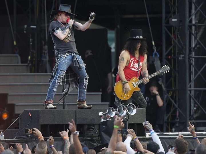 CONCERT NEWS: Guns N' Roses hard-rocking Commonwealth Stadium Aug. 26