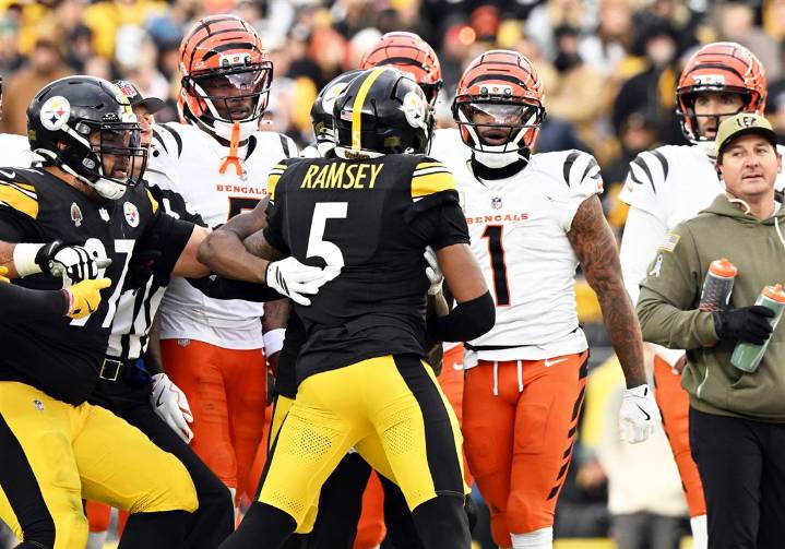 Bengals WR Ja'Marr Chase suspended 1 game for spitting on Steelers' Jalen Ramsey