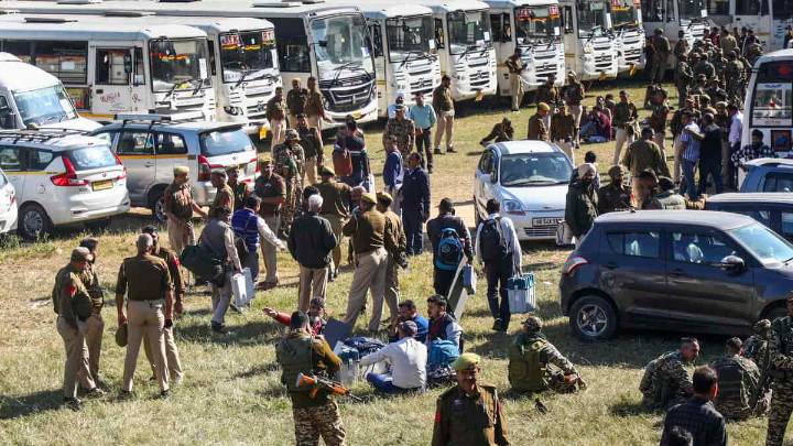 Photos: Jammu SSP reviews security arrangements for Nagrota bypoll