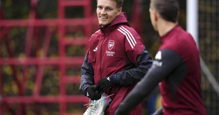 Odegaard set for Arsenal return against Bayern after nearly 2 months out injured