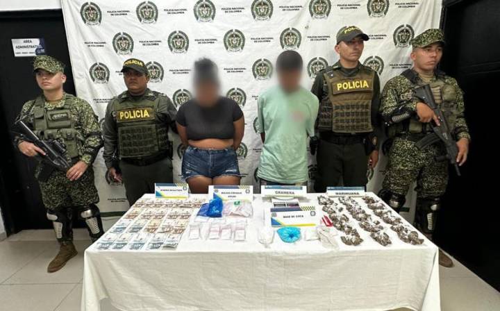 La Policía le acabó el emprendimiento delincuencial a una pareja de esposos