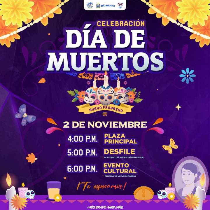 Celebremos juntos el Día de Muertos en Nuevo Progreso