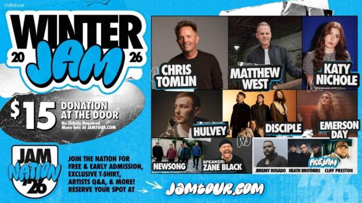 Winter Jam 2026 Tour coming to Gainbridge Fieldhouse in February