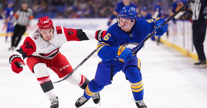 Sabres notebook: Sabres left wing Zach Benson quickly finding stride upon return from injury