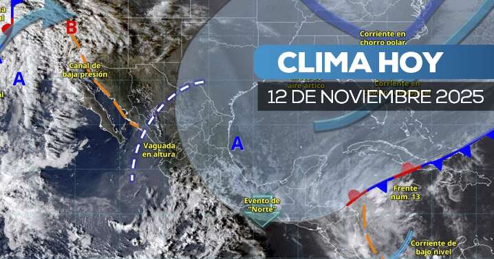 ¡El clima no da tregua! Frente frío 13 deja temperaturas bajo cero y caos hoy 12 de noviembre