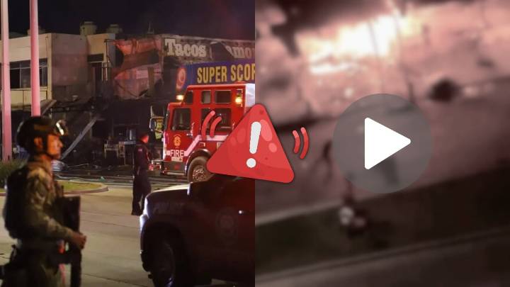 Así fue la explosión en taquería de Mazatlán que dejó tres muertos y dos lesionados