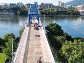 Walnut Street Bridge advances in construction