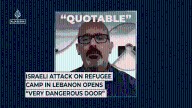Israeli attack on refugee camp in Lebanon opens “very dangerous door”