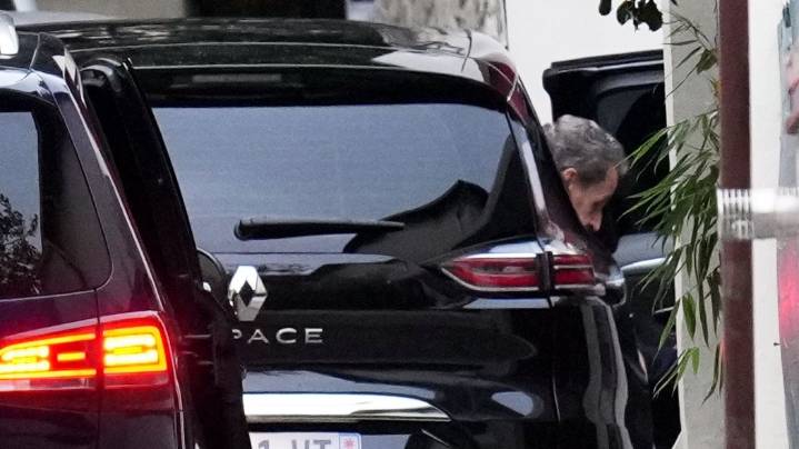 Former French President Sarkozy released from prison pending appeal in conspiracy case