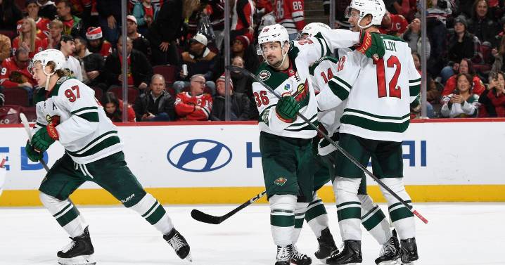 Kaprizov scores in overtime as the Wild beat the Blackhawks 4