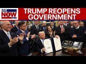BREAKING: Trump signs funding bill, ending government shutdown