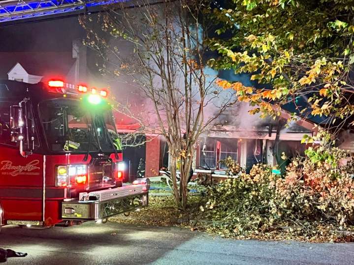 Birmingham fire crews battle house fire in cold
