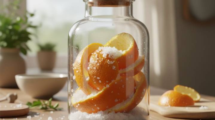 Cáscaras de naranja y sal gruesa: para qué sirve colocarlo en un frasco dentro de la casa