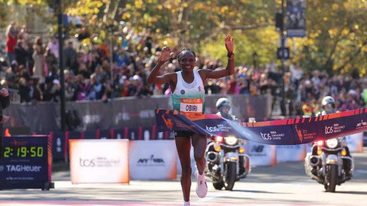 Los kenianos Kipruto y Obiri se imponen en el maratón de Nueva York