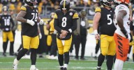 Steelers QB Aaron Rodgers being evaluated for a left hand injury