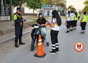 El Municipio de Las Breñas articula con Policía Caminera operativos de tránsito en la ciudad