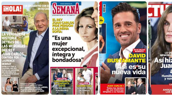 Las memorias del rey Juan Carlos copan las portadas