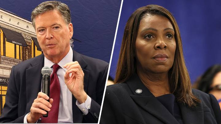 Jueza desestima casos contra James Comey y Letitia James tras encontrar que fiscal fue designada ilegalmente