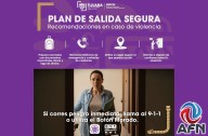 Impulsan el "Plan de Salida Segura" para mujeres en riesgo